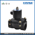 Plástico anti-corrosivo elevación directa diafragma alcohol válvula solenoide 24v